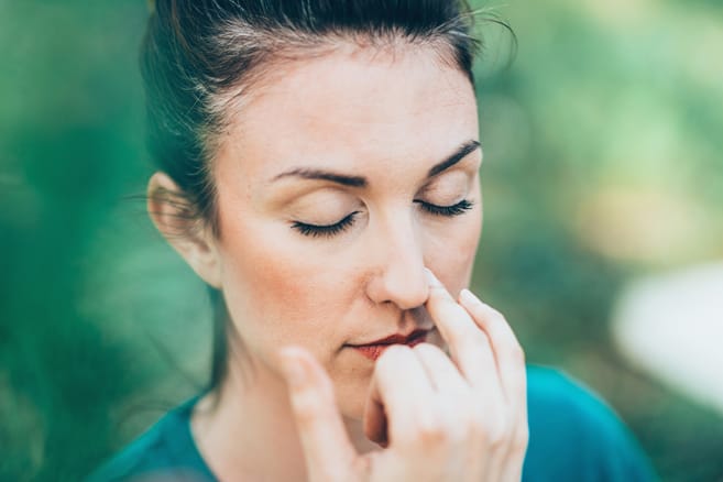 Allow your breath to warm you: Surya Bhedana Pranayama